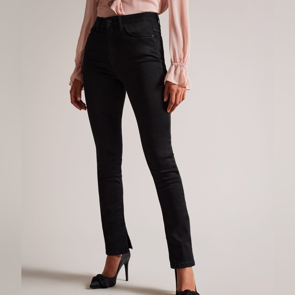 Ted Baker London Anetaa Slim Sateen Finish Jeans